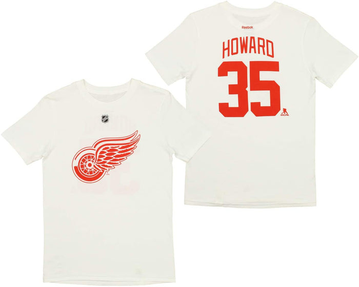 Reebok NHL Youth Detroit Red Wings Jimmy Howard #35 Classic Tee