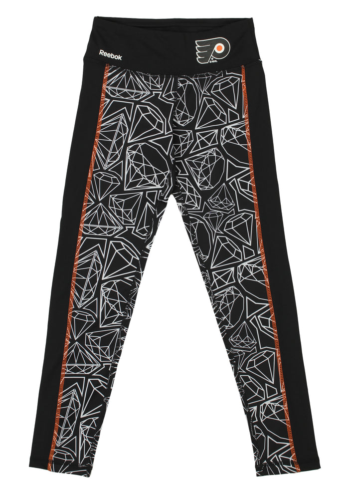 Reebok NHL Youth Girl's Philadelphia Flyers Diamond Leggings