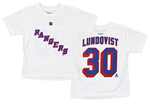 Reebok NHL Youth New York Rangers HENRIK LUNDQVIST #30 Player Graphic Tee
