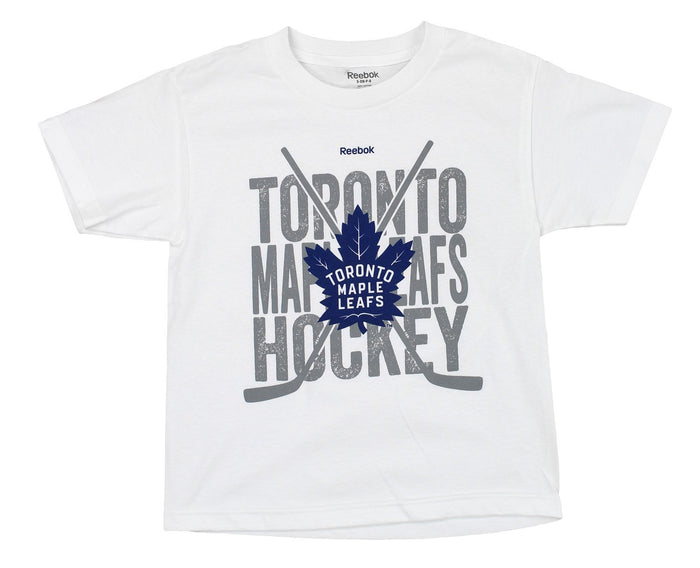 Reebok NHL Youth Toronto Mapleleafs "Cross Sticks" Short Sleeve Graphic Tee