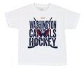 Reebok NHL Youth Washington Capitals "Cross Sticks" Short Sleeve Graphic Tee