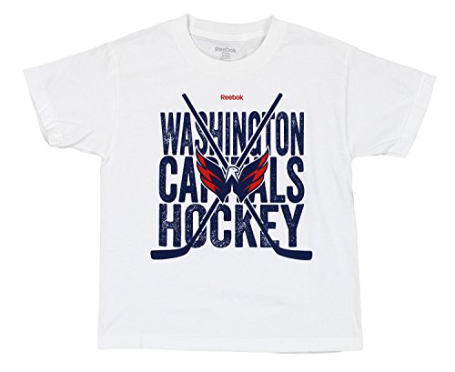 Reebok NHL Youth Washington Capitals "Cross Sticks" Short Sleeve Graphic Tee