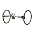 Ring Snaffle Bit with 5" Sweet Iron Smooth Lifesaver Mouth