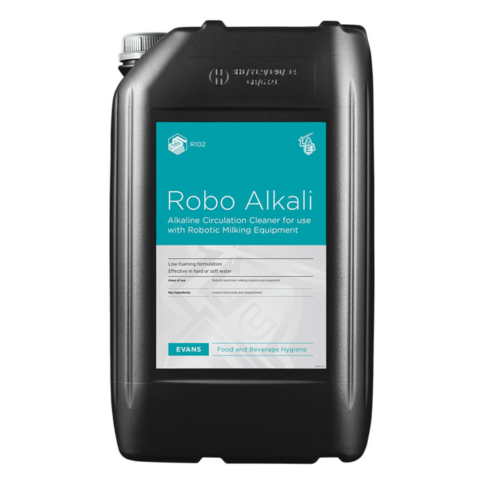 Robo Alkali Chlorine-Free Robotic Milking Cleaner | 25L, 200L & 1000L