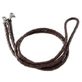 Round Braided Latigo Roping Rein, 3/8" x 8'