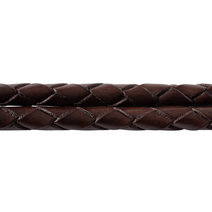 Round Braided Latigo Roping Rein, 3/8" x 8'