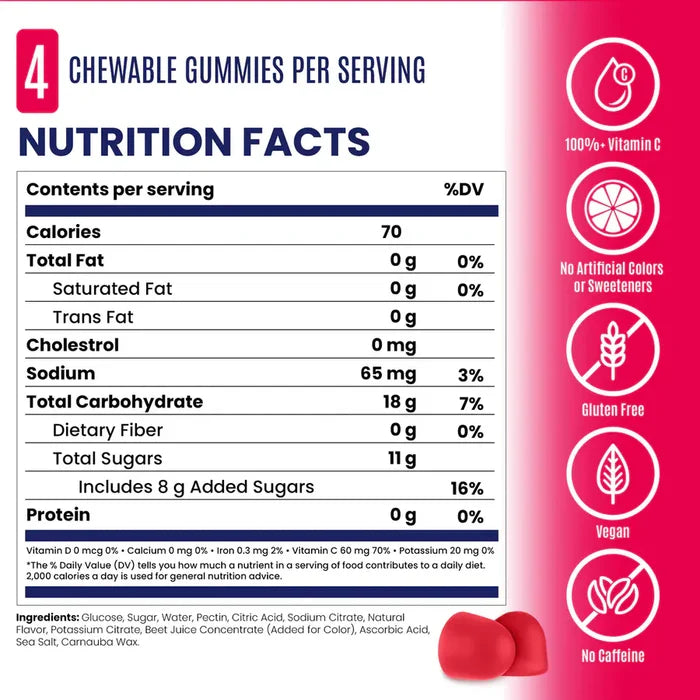 SaltStick Energy Chews Energy Gummies