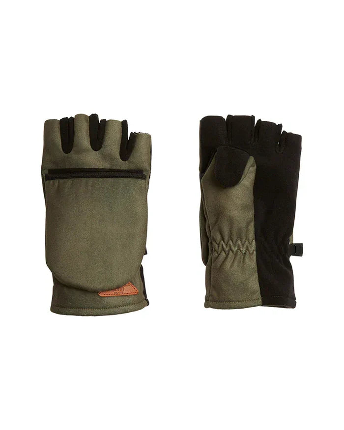 XTM Performance Gloves Scope Hooded Fingerless Microfleece Glove