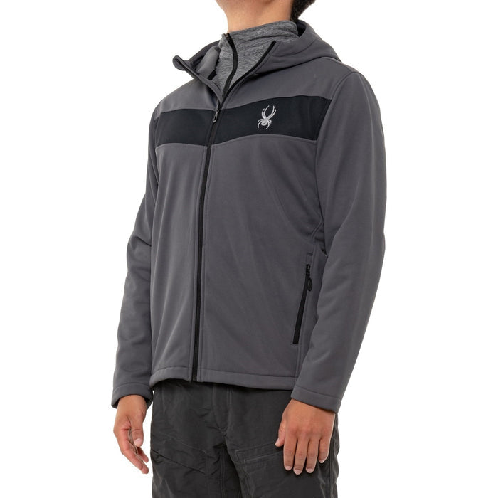 Spyder Men's Full Zip Hooded Soft Shell Jacket, Color Options