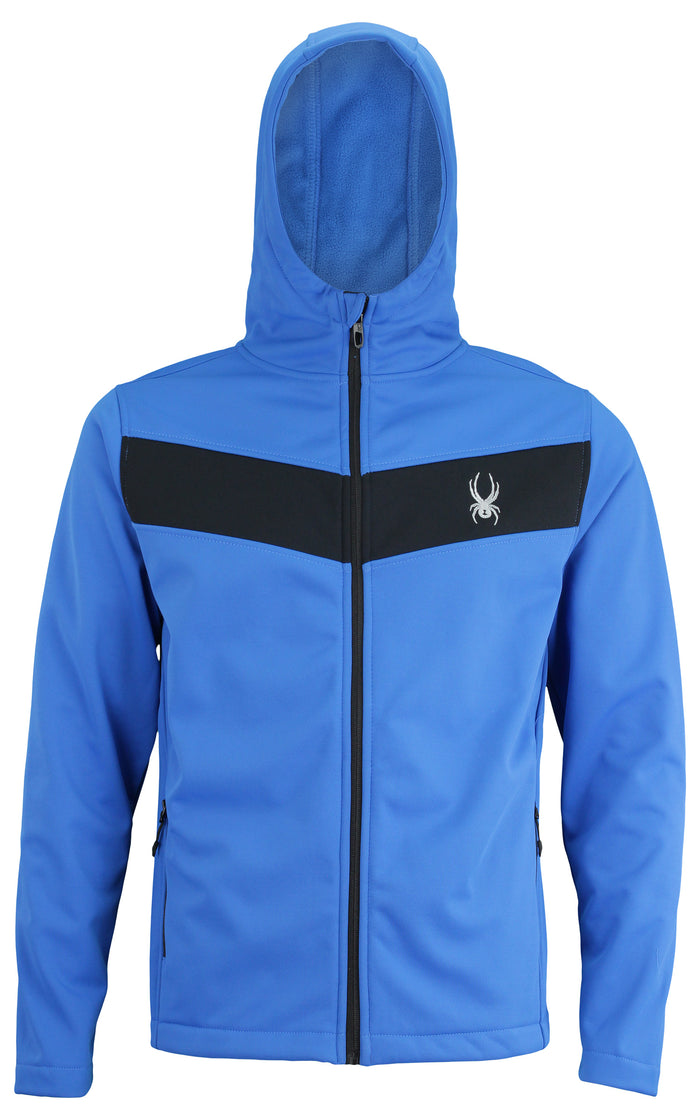 Spyder Men's Full Zip Hooded Soft Shell Jacket, Color Options