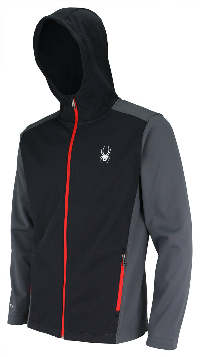 Spyder Men's Hydroweb Hooded Softshell Jacket, Color Options