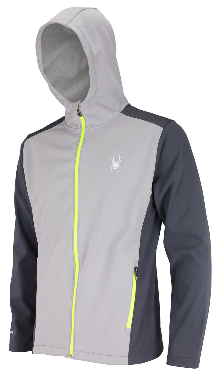 Spyder Men's Hydroweb Hooded Softshell Jacket, Color Options