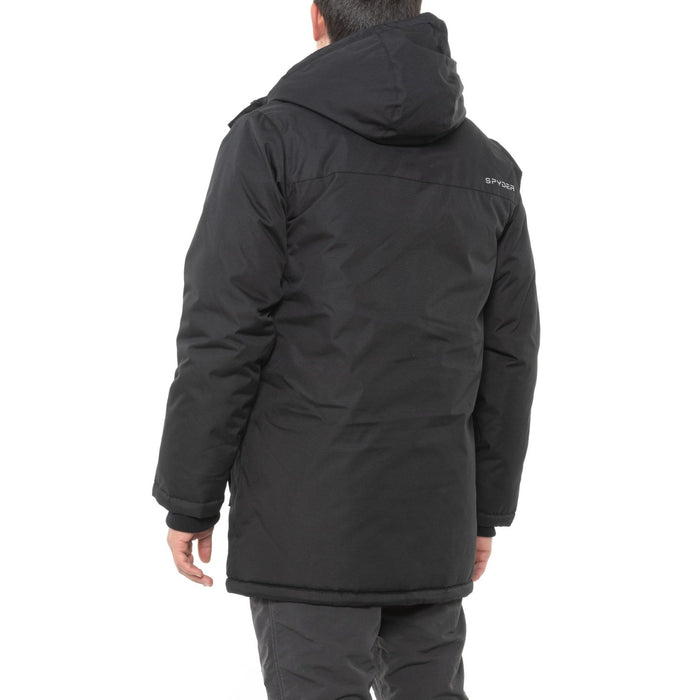 Spyder Men's Parka Jacket, Black