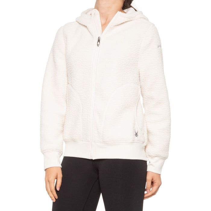 Spyder Women's Lydia Sherpa Fleece Full Zip Hooded Jacket, Color Options