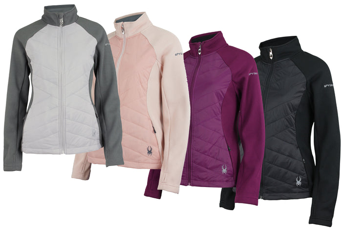 Spyder Women's Nova Full Zip Hybrid Jacket, Color Options