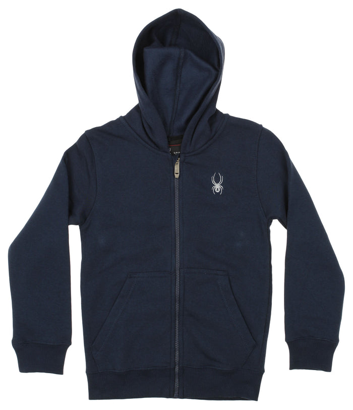 Spyder Youth Boys Full Zip Fleece Hoodie, Color Options