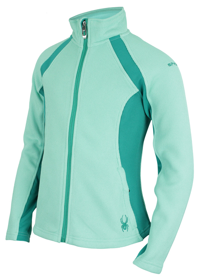 Spyder Youth Girls (7-16) Cora Color Block Full Zip Jacket, Color Options