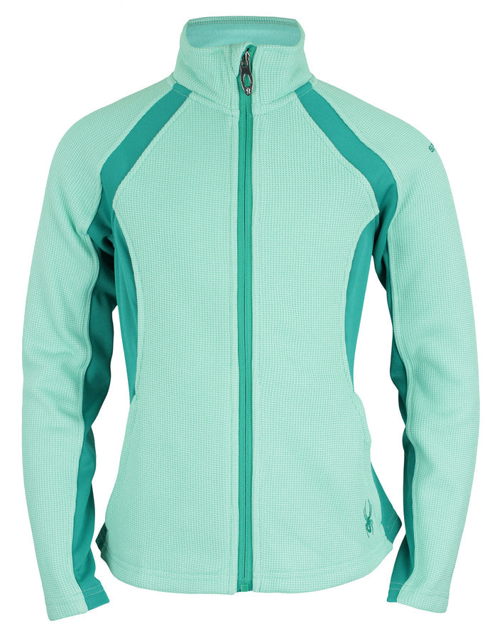 Spyder Youth Girls (7-16) Cora Color Block Full Zip Jacket, Color Options