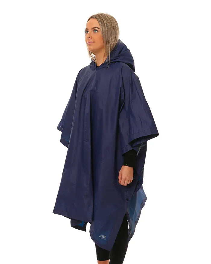 XTM Performance Ponchos Stash Packable Rain Poncho