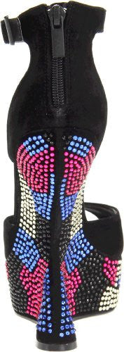 Steve Madden Gimmick Women's Rhinestone Wedge Platform Shoes