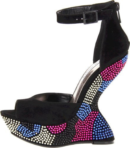 Steve Madden Gimmick Women's Rhinestone Wedge Platform Shoes