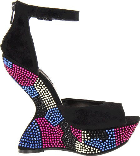 Steve Madden Gimmick Women's Rhinestone Wedge Platform Shoes