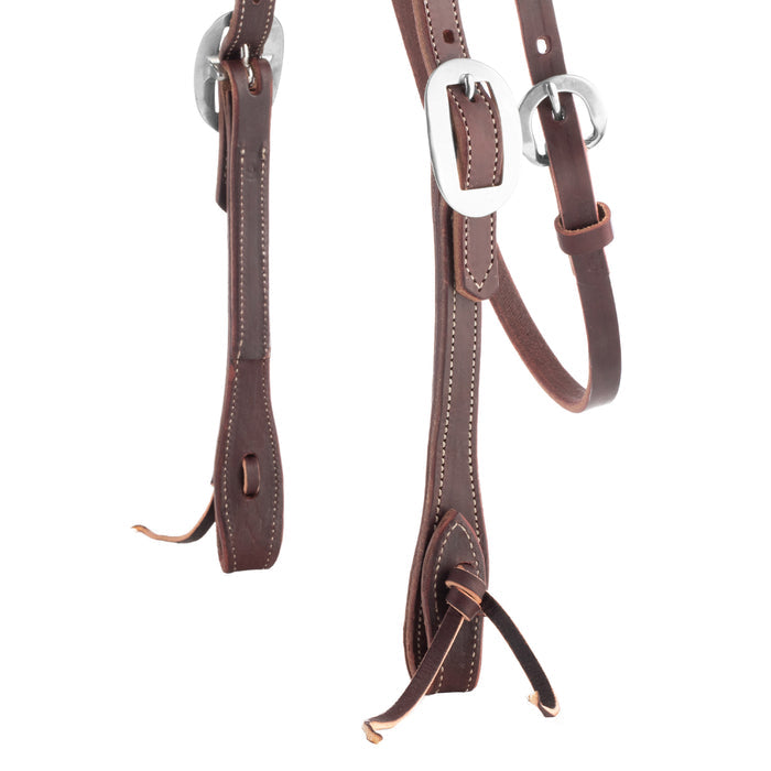Synergy® Burgundy Latigo Leather Performance Headstall