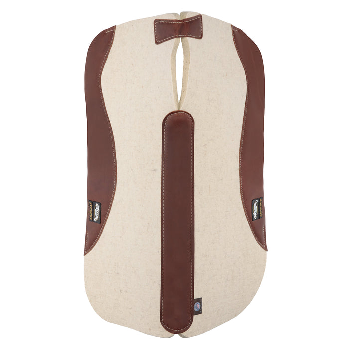 Synergy Contoured Close Contact Steam Pressed 100% Merino Felt Performance Saddle Pad