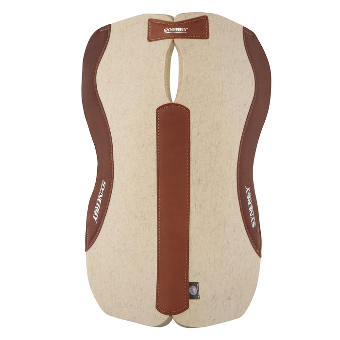Synergy Contoured Close Contact Steam Pressed 100% Merino Felt Performance Saddle Pad