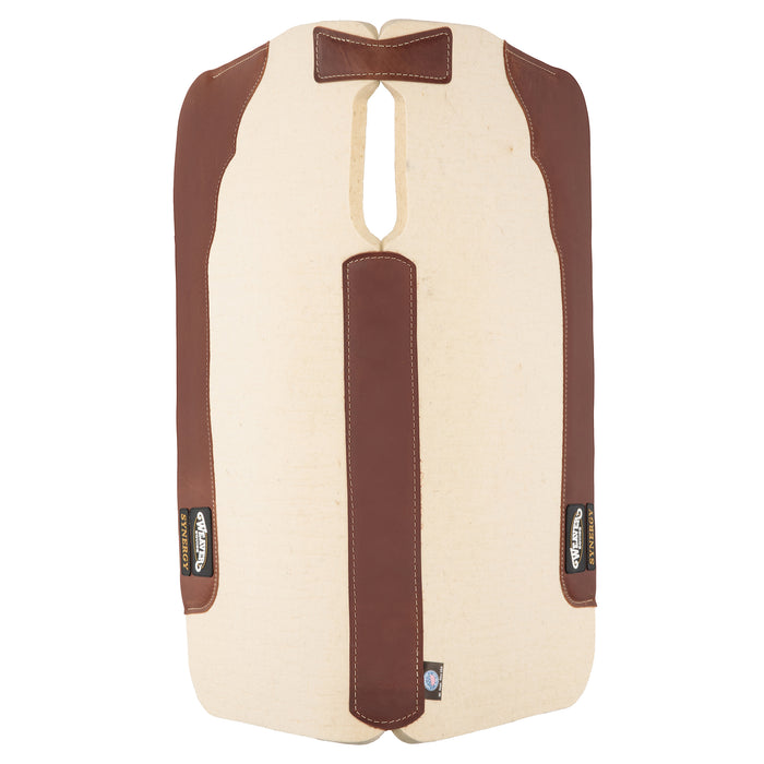 Synergy Deep Contour Steam Pressed 100% Merino Wool Felt Performance Saddle Pad
