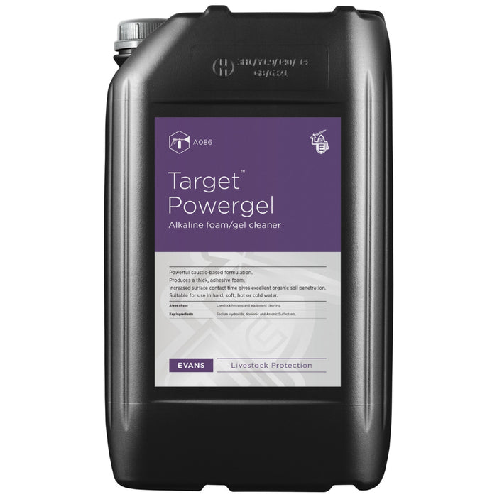 Target™ Powergel Foam Gel Cleaning Detergent | 25L, 200L & 1000L
