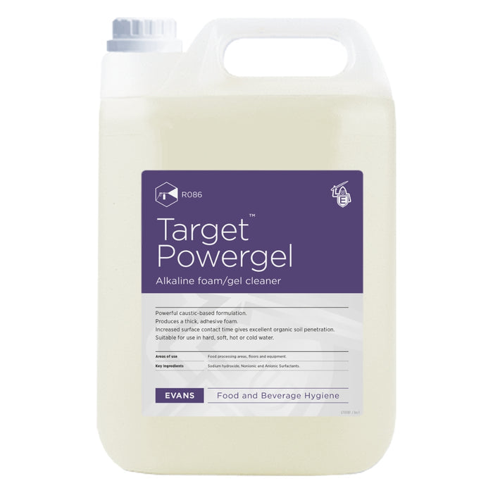 Target™ Powergel Foam Gel Cleaning Detergent | 25L, 200L & 1000L