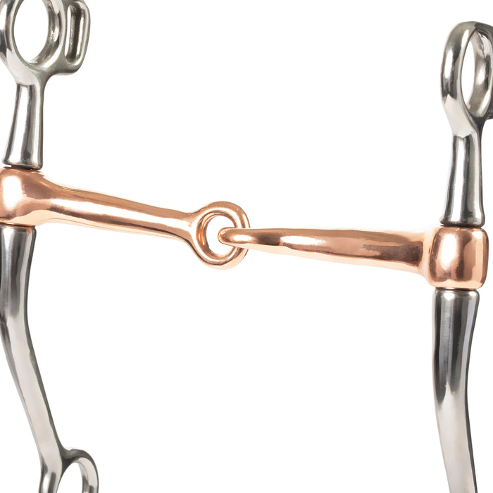 Tom Thumb Bit, 5" Copper Mouth, Stainless Steel