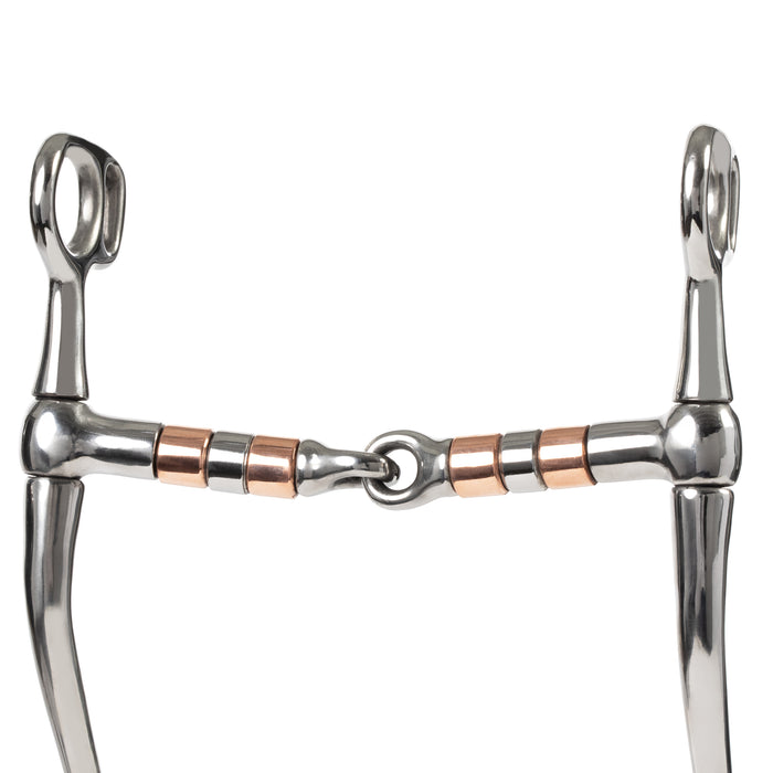 Tom Thumb Bit, 5" Roller Mouth, Stainless Steel