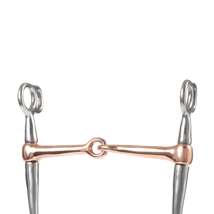 Tom Thumb Bit with 5" Copper Plated Mouth, Chrome Plated