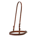 Turquoise Cross 1" Floral Carved Noseband