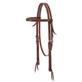 Turquoise Cross Floral Carved 5/8" Browband Headstall