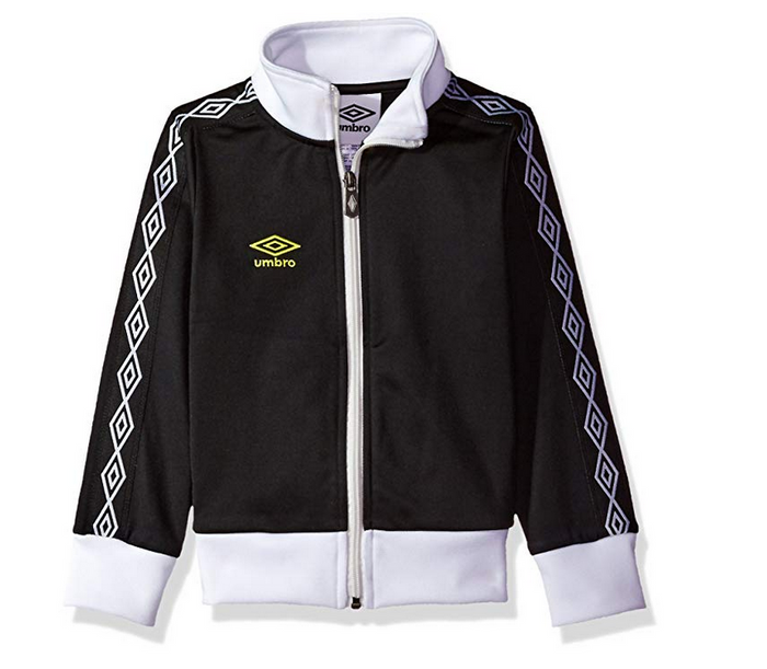 Umbro Little Girls Double Diamond Zip Up Jacket, Color Options