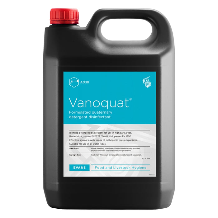 Vanoquat® Concentrated Quaternary Disinfectant | 5L, 25L, 200L & 1000L