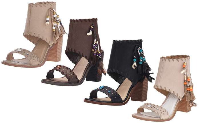 Very Volatile Women's Boho Heeled Sandal, Color Options