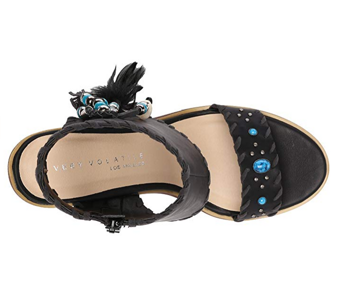 Very Volatile Women's Boho Heeled Sandal, Color Options