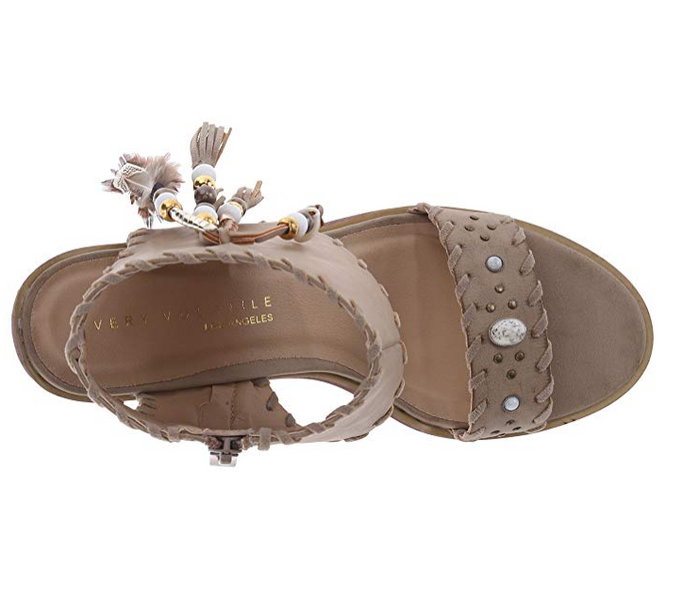 Very Volatile Women's Boho Heeled Sandal, Color Options