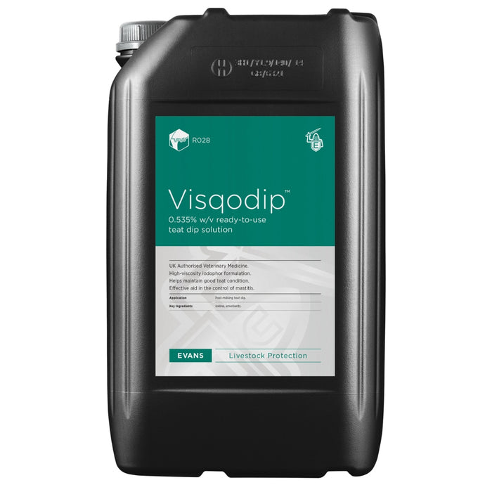 Visqodip™ Ready-To-Use Thickened Iodophor Teat Dip | 25L, 200L & 1000L