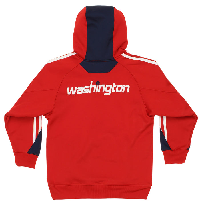 Adidas Washington Wizards NBA Boys Youth Practice Hoodie, Red