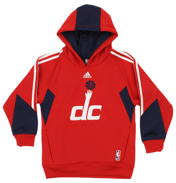 Adidas Washington Wizards NBA Boys Youth Practice Hoodie, Red