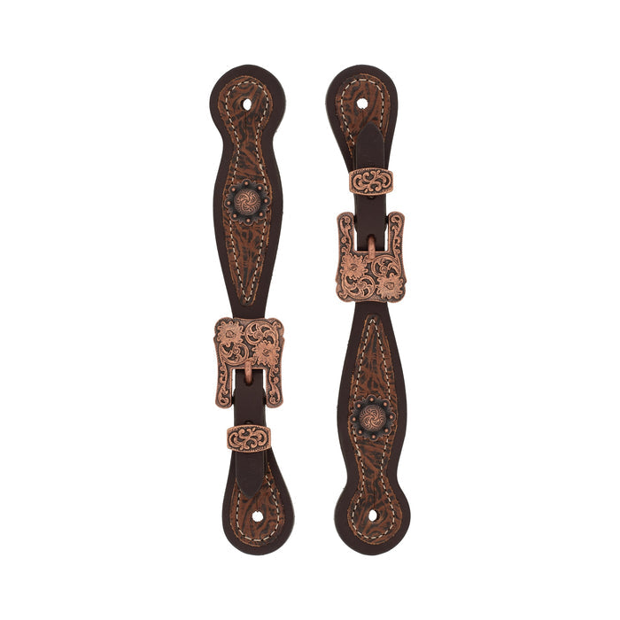 Western Floral Ladies' Spur Straps