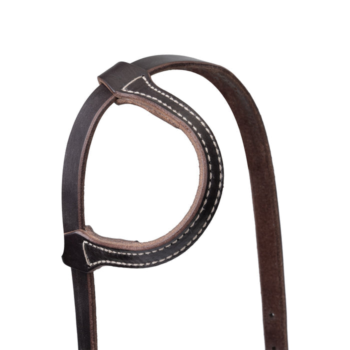 Western Havana Brown Bridle Leather Headstall