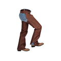 Western Leather Shotgun Chaps