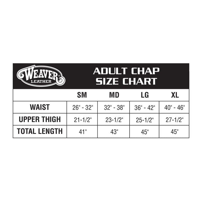 Western Leather Shotgun Chaps