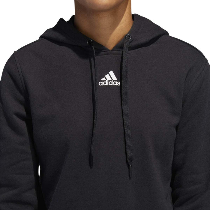 adidas Women's 3-Stripes Cropped Fleece Pullover Hoodie, Color Options
